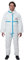 Protec Plus Overall Chemikalienschutzkleidung Schutzanzug EN14126 Kategorie 3 Typ 4/5/6 weiß XXL