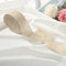DAHI spitzenband 10 meter Vintage Spitzenbordüre ca.4.5cm Zum Nähen für Hochzeit Tischdeko Basteln Geschenkband Kraftpapier (beige)
