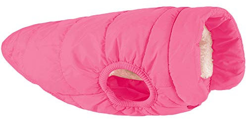 HotYou Hundemantel mit Fleece gefütterte Hundejacke, extraweiche, Winddichte, Cozy Warm Hundeweste für Winter,Rose,3XL: Chest (90CM)
