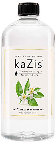 KAZIS® I Moschus trifft Orangenblüte I 1 Liter I Für alle katalytischen Lampen I Parfums de Maison I 1000 ml