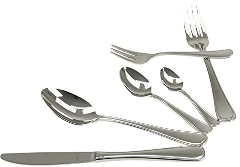 Solex Selina Besteckset 72 teilig für 12 Personen inklusive Moccalöffel