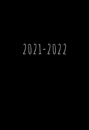 2021 - 2022: Juni 2021 bis Mai 2022 | A6 Kalender Mini Planer | 1 Woche auf 2 Seiten Wochenplaner | Soft-Cover Schwarz | Kalenderbuch Terminkalender ... Terminplaner Buchkalender Jahresplaner