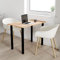 mikon 80x50 | Esszimmertisch - Esstisch - Tisch mit SCHWARZEN Beinen - Küchentisch - Bürotisch | Gold Craft