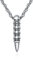 TANGPOET Totenkopf Halskette 925 Sterling Silber Skelett Punk Anhänger Wikinger Schädel Halskette Halloween Gotik Schmuck Geschenke für Damen Herren