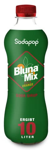 Sodapop Sirup Bluna Mix Cola Orange, schnell & einfach zubereitet, 1 Flasche ergibt 10 L Fertiggetränk, 500 ml