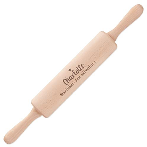 Personalizzato Mattarello Stella Baker Cottura Al Forno Con Messaggio Qualsiasi Nome Personalizzato