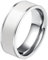 Homxi Ring Gothic Herren,Ring Rund mit Emaille 7mm Herren Ring Edelstahl Gravur Weiß Ring Herren Größe 62 (19.7)