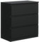 meble masztalerz Kommode Schwarz Matt mit 3 Schubladen 70 cm, Sideboard Wohnzimmer, Kommode Schlafzimmer H: 78,5 cm, B: 70 cm, T: 39 cm Kommode mit Schubladen, Schubladenschrank