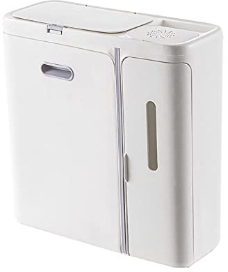 Breadom Poubelle Cuisine Pendentif Poubelle WC Corbeille à Papier Murale Grande capacité, Petite Taille, Forte capacité de Charge, Corbeille de réception multifonctionnelle, imperméable à l'eau