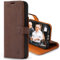 Snakehive Leather Wallet for iPhone 15 || Real Leather Wallet Phone Case || Genuine Leather with Viewing Stand & 3 Card Holder || Flip Folio Cover with Card Slot (Brown)