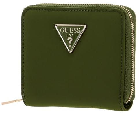 GUESS Eco Gemma SLG Small Zip Around Wallet Olive