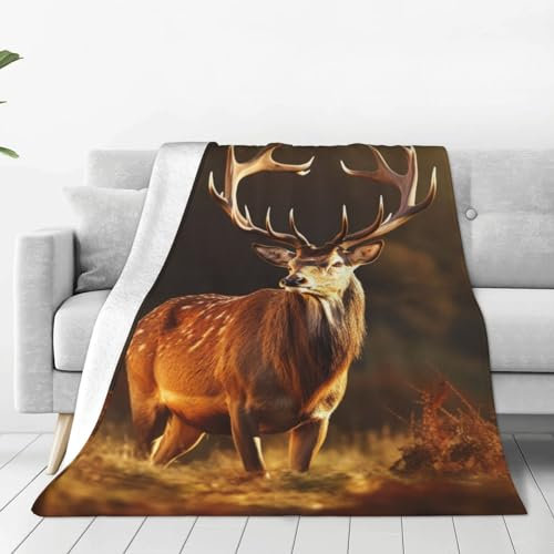 Decke mit Tiermotiv, ultraweich, mikrowarm, für Couch, leichte Bettdecken für Sofa, Stuhl, Schlafzimmer, Wohnzimmer 150 X 125 cm