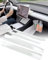 Dashboard Cover Wrap & Inner Front Door Trim Panel Cover Compatible with Tesla model 3/y (Pearl white)