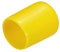 sourcing map 20pcs Rubber End Caps 19mm(3/4) ID Vinyl PVC Round Tube Bolt Cap Cover Screw Thread Protectors Yellow