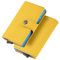 MR CARD Porte-cartes de crédit Homme | Portefeuille Homme Slim | Porte-cartes Homme | Portefeuille Homme Petit | Porte-cartes Homme | Portefeuilles Homme avec porte-monnaie, Jaune Saffiano,