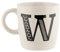 FabFinds Hugga Mug with Initials Classic Ceramic Mug Large Gift Coffee Cups 330ml (W)