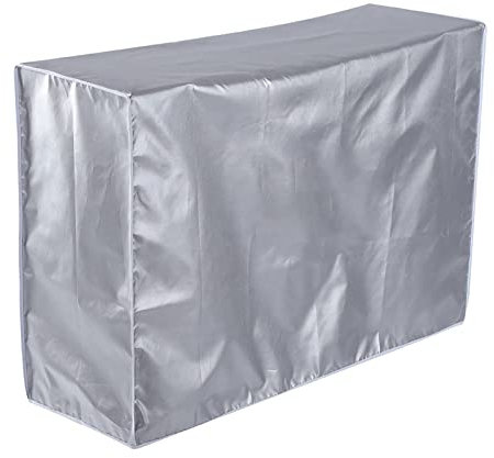 WPKD BLUEIY Housse Climatiseur Extérieur Imperméable Anti-poussière Anti-Neige, Couvercle de Climatiseur Extérieur en Polyester Housse Climatiseur de Protection pour la Maison(1.5p(80 * 26 * 57cm))