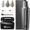 Magcheer Cocktail Shaker Set 850ml Edelstahl mit Sieb Bartwerkzeug Set Cocktailset Luxe-Finish Profi Barzubehör inkl Aufbewahrungskoffer Bar Set Geschenk (Grau)