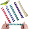 5 Stück Klassische Fingerfallen, Chinesische Fingerfalle, Sortiert Farben Finger Falle Spielzeug für Kinde r und Erwachsene, Fingerfalle, Coole Geburtstagsfeierbevorzugungen