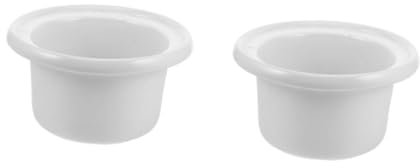 Ciieeo 2pcs Ceramic Inner Pot for Slow Cooker Rice Cooker Pot Replacement Cooking Liner Slow Accessories Roasting Liner Small Stew Multiuse