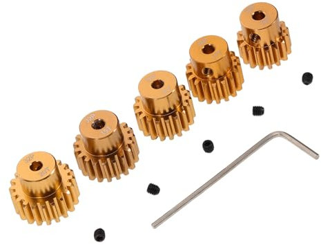 KOMBIUDA 5stücke Teiliges Set Reduziermotor-zahnräder Metall Für Kletterfahrzeuge Präzise Antriebsteile Mit Werkzeugen Für Modellautos Und Trucks Geeignet Für Diverse