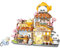 MasterBrickPlay Taiyaki Shop Modular Building, Modular Haus Modellbausatz 858 Teile Straßenansicht Haus Klemmbausteine Architektur Spielzeug Geschenk für Erwachsene
