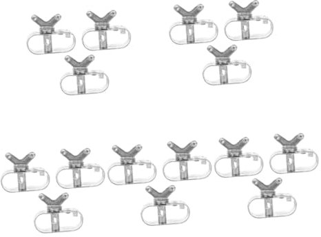 Sosoport 5 Sätze Schwimmbadwinde Abdeckplan Pool Abdeckungen Pool Accessoires Vakuum Netz Kette Winde Für Die Winterabdeckung des Schwimmbeckens Schwere Winde Aluminium Silver 3 Stücke * 5