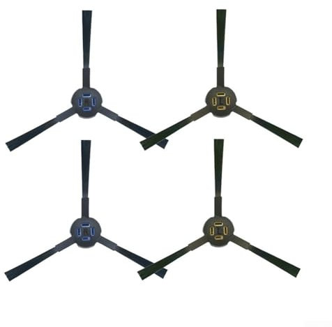 6 Seitenbürsten für ZACO A10 Saugroboter, Effektive Staubkehrer für ILIFE