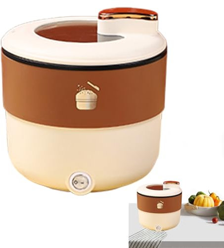Cuociriso Automatico,Cuociriso Automatico 1,8L | Pentola Elettrica Multifunzione Per Casa Viaggio E Piccoli Spazi