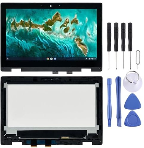 KXPASUKOJX for ASUS Chromebook Flip CR1 CR1100CKA LCD Screen Digitizer Full Assembly with Frame