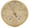 3 in 1 Barometer Innenräumen 5 Zoll In Dia Metal Barometer Thermometer Hygrometer Goldenes Wetter mit Temperaturfeuchtigkeitwetterstation für Innenbärmometer