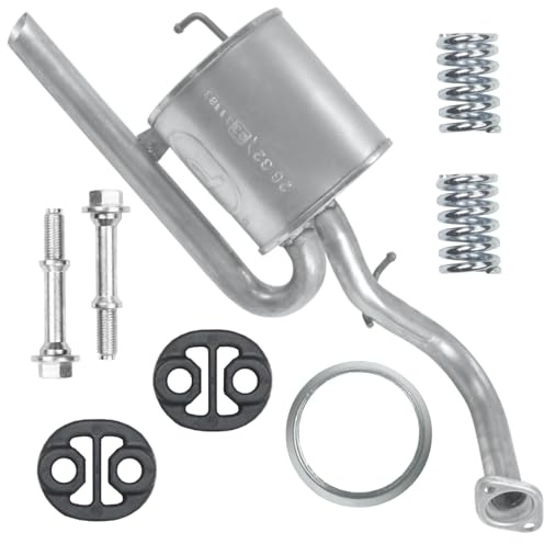 POLMOstrow Auspuff für Toyota Yaris 2 II XP9 2006-2011 | Endtopf, Motoren: 1.3 | Fließheck