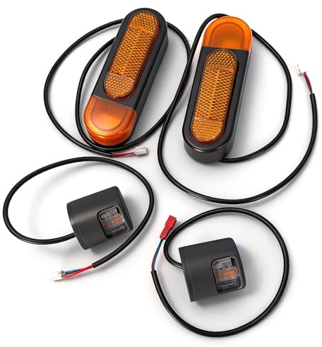 Felixstory Set mit Blinkern und Reflektoren für Elektroroller, kompatibel mit Xiaomi 4 Lite Scooter, Zubehör zur Modifikation und Verbesserung des Scooters