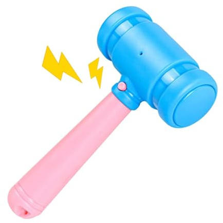 Squeaky Hammer,Interactive 10x4.5x17cm, Sound Pounding Toy, Playroom Accessory, Preschool Friendly, For Boys Girls Playroom Home Daycare Center Preschool Kindergarten