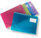 Rapesco 0719 3-Klappen-Ordnungsmappe, A4+, leuchtende Transparente Farben, 5 Stück
