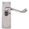 8 x Sets Victorian Scroll Door Handles Lever Latch 118 x 40mm - Polished Chrome Premium Quality