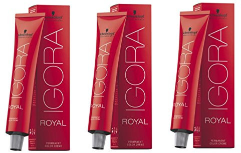 Schwarzkopf Igora Royal 5-5 - Pack de 3 unidades (3 x 60 ml)