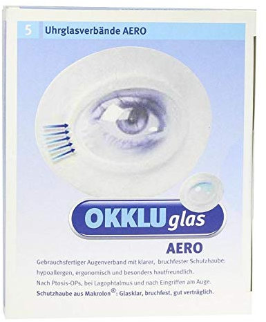 OKKLUGLAS Aero Uhrglasverban 5 St Verband