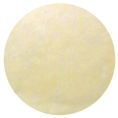 50 Platzsets aus feinem Vlies, Rund 34 cm, Elfenbein/Ivory