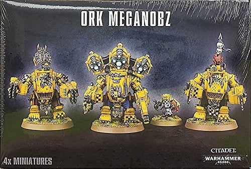 Games Workshop 251,765,061,708.9 cm Warhammer 40K Ork Meganobz Actionfigur, schwarz
