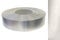 Bande de placage ABS 42 mm x 5 m avec colle thermo-fusible, en aluminium véritable, brossé