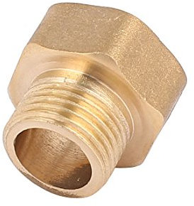 sourcing map 3/4 Innen auf 1/2 Außengewinde Verhexen Reduzieren Nippel Anschluss Fittings DE de