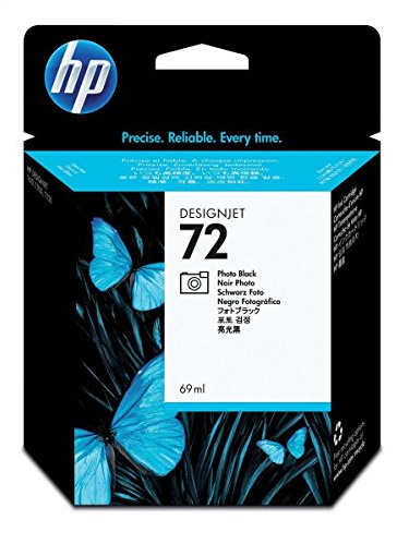 HP C9397A 72 Tintenpatronen foto Standardkapazität 69 ml 1er-Pack, schwarz