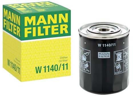 MANN-FILTER, W 1140/11 Oil Filter | For Off-Highway, Highest Filtration Performance, Engine Protection, High Quality Sealing, True OE Engineering