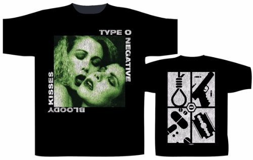 Official Merchandise Band T-Shirt - Type O Negative - Bloody Kisses // Größe: L