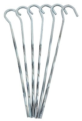MILITARY METAL TENT PEGS X10 LARGE HOOK BASHA SURVIVAL SHELTER TENT CAMPING BRITISH ARMY