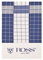 Ross 3er Pack Baumwoll-Geschirrtücher Karo 1742 blau 50x70 cm