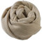 YOBOKO Supergroßer Leinenschal für Damen Langer Wickelschal für Draußen Strand Reisen Baumwollschal Reine Farbe Wunderschöner Leinen-Baumwollschal 185 x 130 cm (Khaki)