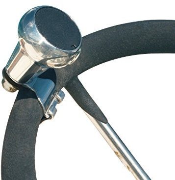 BAJO PEDIDO - POMO PARA VOLANTE INOX + REGULACION
