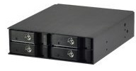 JOUJYE JJ-1044M-SS 4 X SAS/SATA I II III Gehaeuse Fuer Speicherlaufwerke 6.4 cm 2.5 Zoll